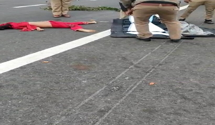 Girl's body found on Eastern Peripheral Highway, head crushed by car tire.