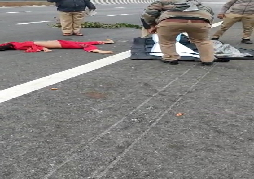 Girl's body found on Eastern Peripheral Highway, head crushed by car tire.