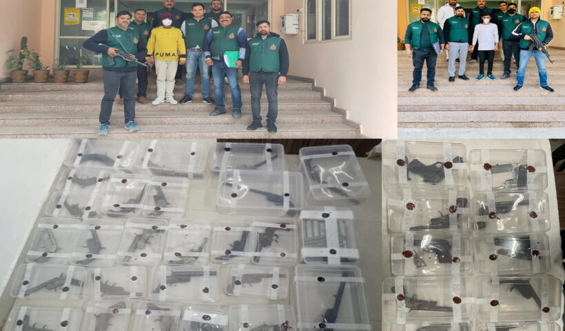 Weapons manufacturer & supplier nabbed in Delhi, police recovers 34 pistols.