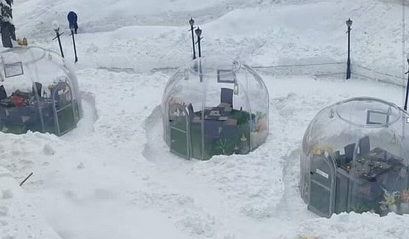 India's first glass igloo restaurant come up in J&K's Gulmarg