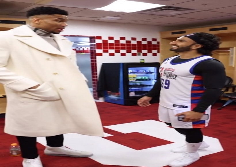 एनबीए स्टार एंटेटोकोनम्पो को खुशी है कि रणवीर सिंह उनकी टीम के लिए खेले