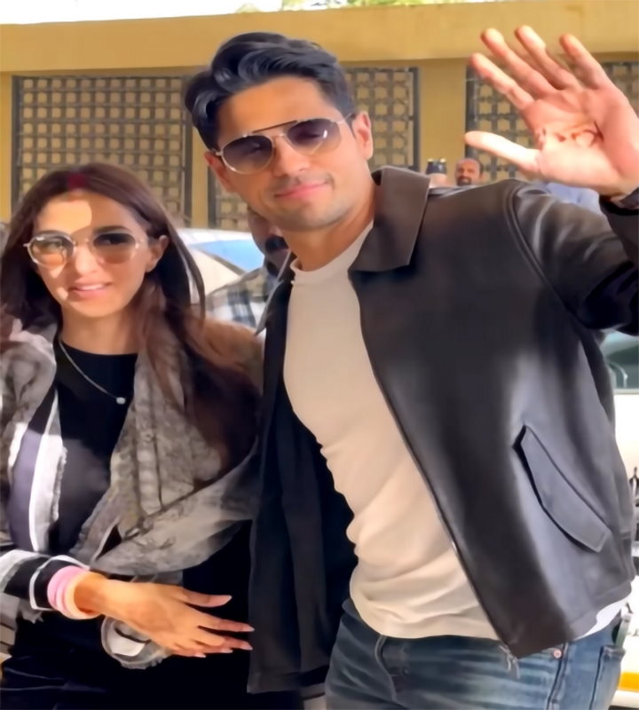 शादी के बाद सिद्धार्थ, कियारा एक साथ सार्वजनिक रूप से आए नजर