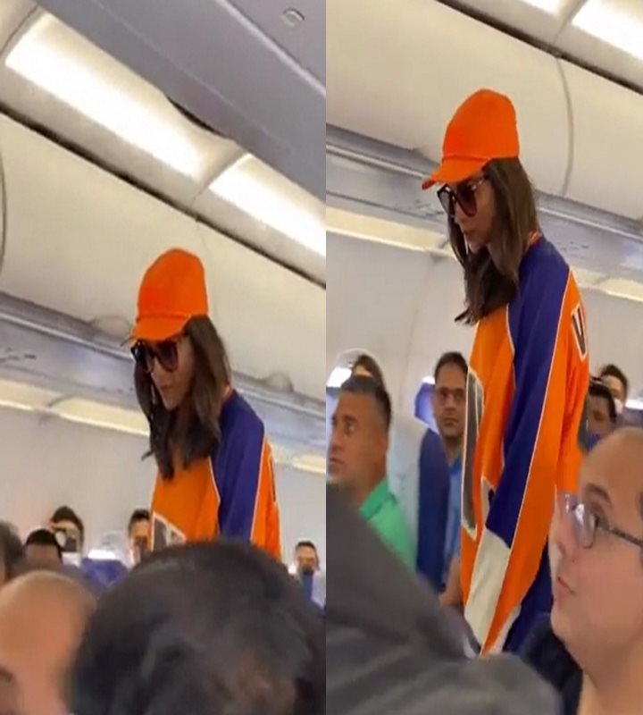 दीपिका पादुकोण का इकोनॉमी क्लास में यात्रा करते हुए वीडियो वायरल