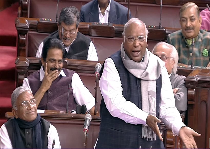 कांग्रेस अध्यक्ष खड़गे ने फिर की जेपीसी की मांग