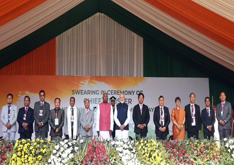 कोनराड संगमा ने दूसरी बार मेघालय के मुख्यमंत्री के रूप में शपथ ली