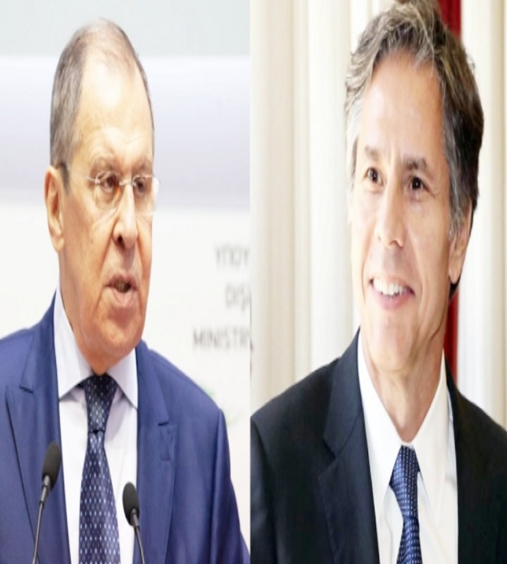 ब्लिंकन ने रूसी विदेश मंत्री लावरोव से मुलाकात की, यूक्रेन के साथ जुड़ाव का आग्रह किया : रिपोर्ट