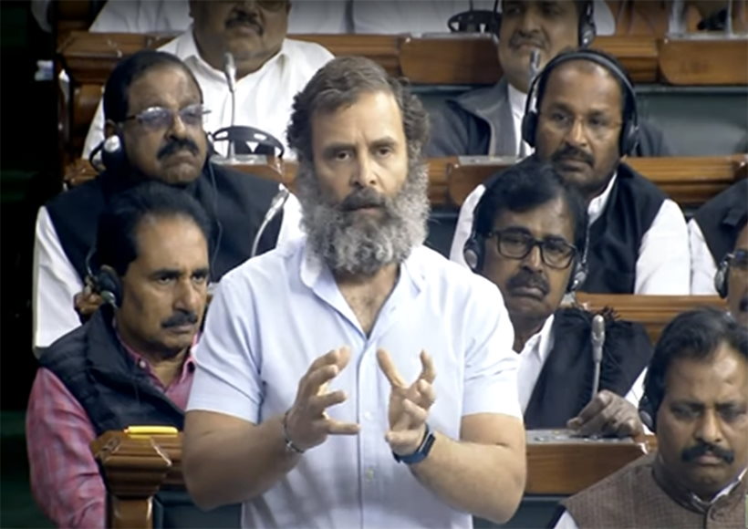 राहुल गांधी के बयान को लेकर संसद में जोरदार हंगामा, कार्यवाही दो बजे तक स्थगित