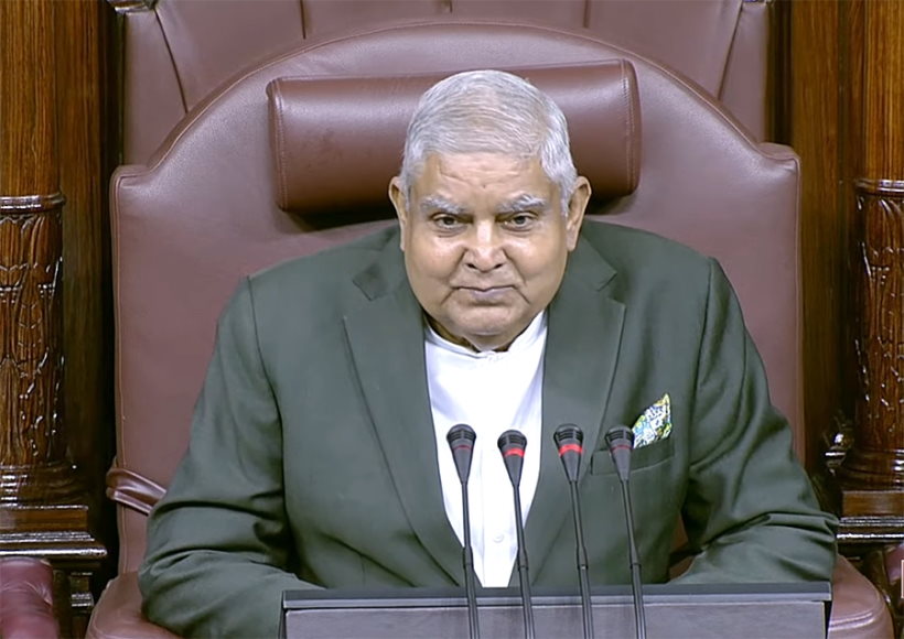 कार्यपालिका, विधायिका और न्यायपालिका में टकराव के बीच काम नहीं कर सकते : धनखड़