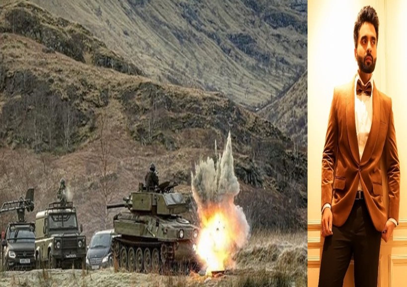 जैकी भगनानी ने स्कॉटलैंड से 'बड़े मियां छोटे मियां' की एक्शन बीटीएस तस्वीर साझा की