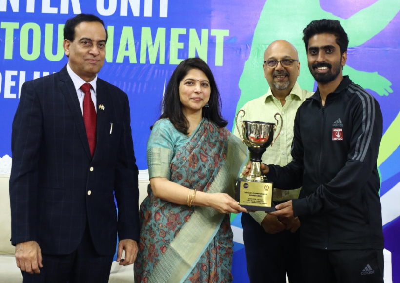 पीएसपीबी टेबल टेनिस: सत्यन और रिष्या ने पुरुष और महिला एकल खिताब जीते