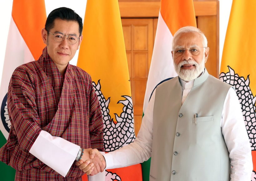 पीएम मोदी और भूटान नरेश जिग्मे खेसर नामग्याल वांगचुक