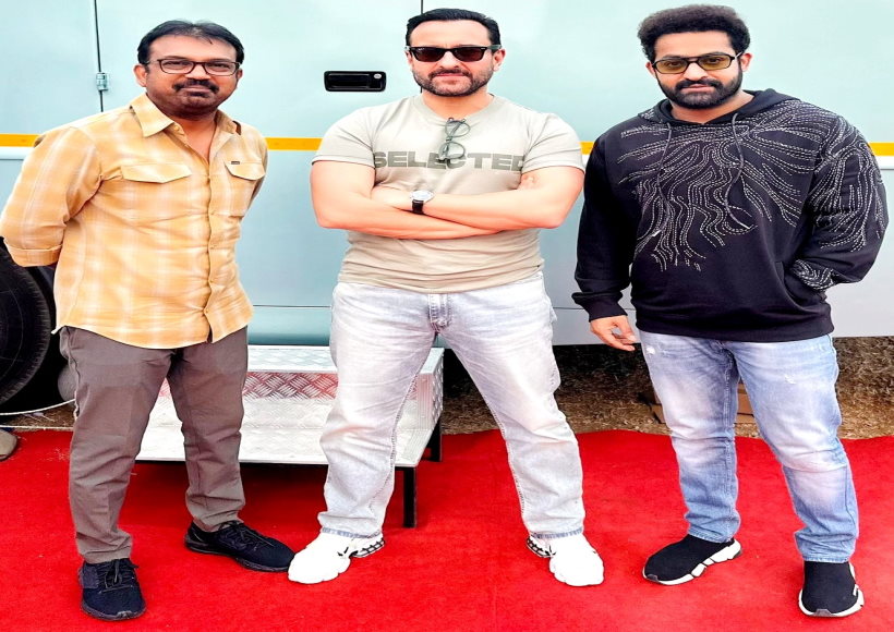 सैफ अली खान ने एनटीआर जूनियर के साथ 'एनटीआर 30' की शुरू की शूटिंग