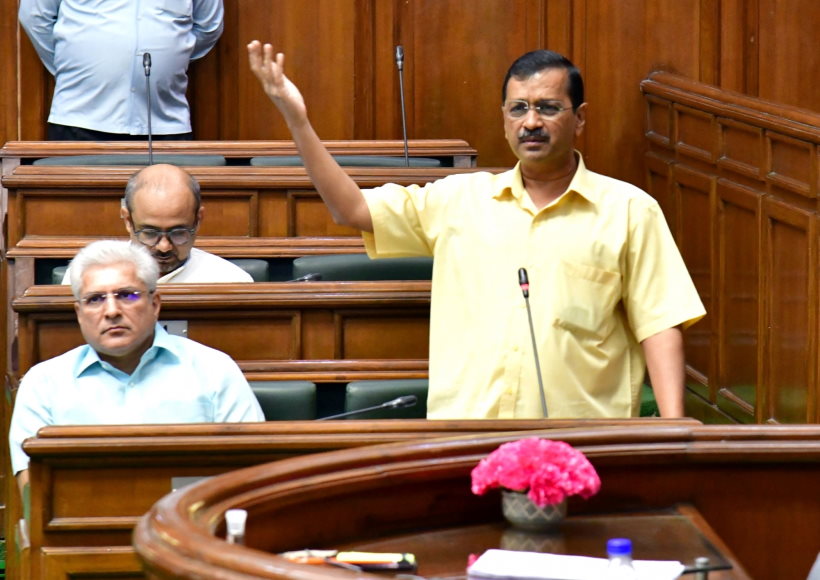 दिल्ली विधानसभा सत्र: मुख्यमंत्री केजरीवाल ने केंद्र पर किया परोक्ष हमला