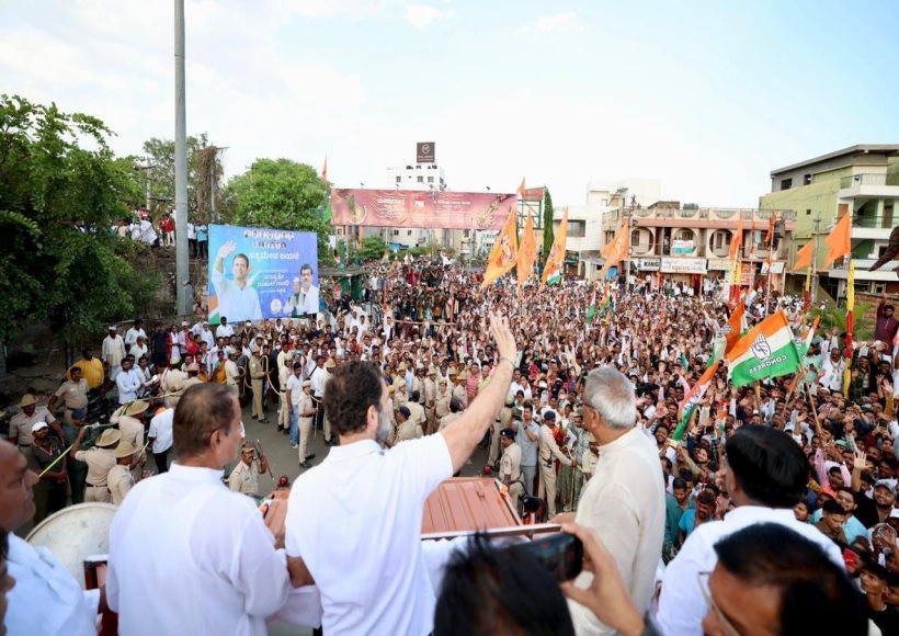 राहुल ने कर्नाटक में पीएम मोदी, भाजपा सरकार की आलोचना की