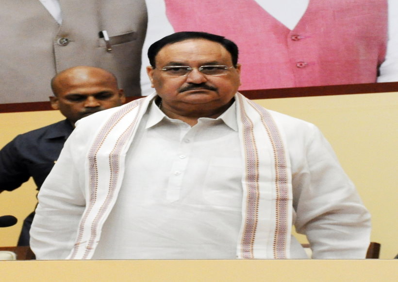 'राष्ट्र प्रथम' की भावना से भाजपा सरकार ने भारत के भविष्य को दी नई दिशा : नड्डा