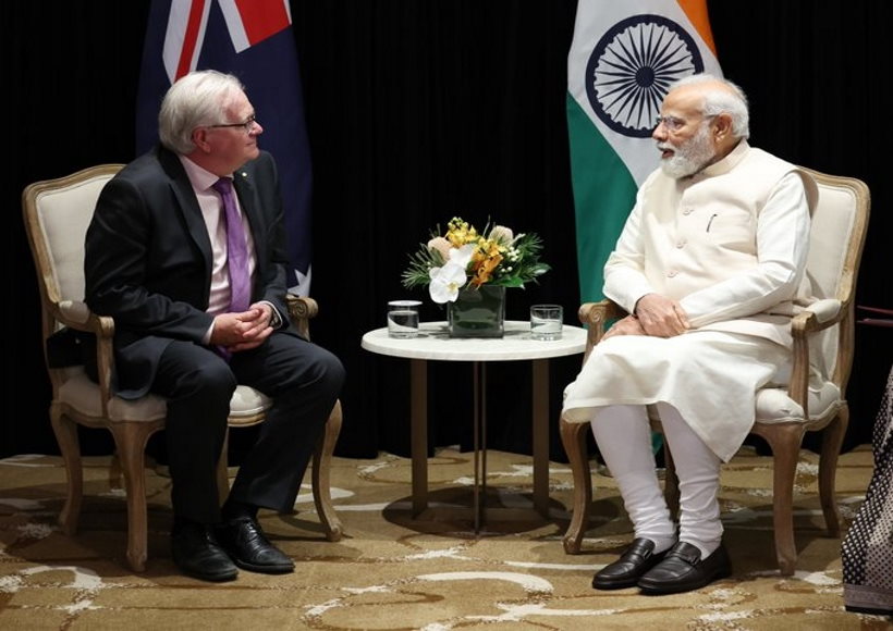 ऑस्ट्रेलिया की प्रमुख हस्तियों से मिले पीएम मोदी