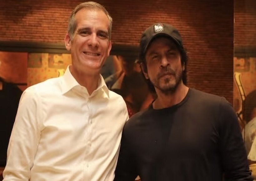 अमेरिकी राजदूत एरिक गासेर्टी का शाहरुख ने 'मन्नत' में किया स्वागत