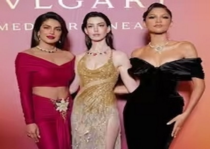 वेनिस में बुलगारी इवेंट में प्रियंका चोपड़ा ने ऐनी हैथवे, जेंडाया से की मुलाकात