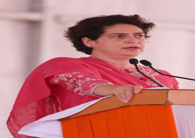 कर्नाटक में तूफान मचाने के लिए प्रियंका ने कोई कसर नहीं छोड़ी