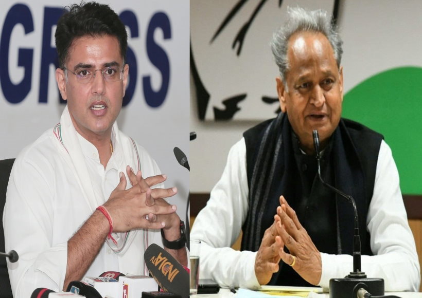 पायलट पर गहलोत समर्थकों का पोस्टर हमला, संजीवनी घोटाले पर चुप्पी पर सवाल