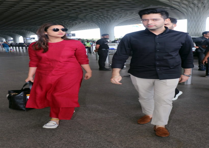 राघव चड्ढा के साथ सगाई से पहले परिणीति का अपार्टमेंट रोशनी से जगमगाया