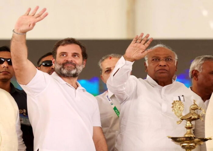 मल्लिकार्जुन खड़गे और राहुल गांधी
