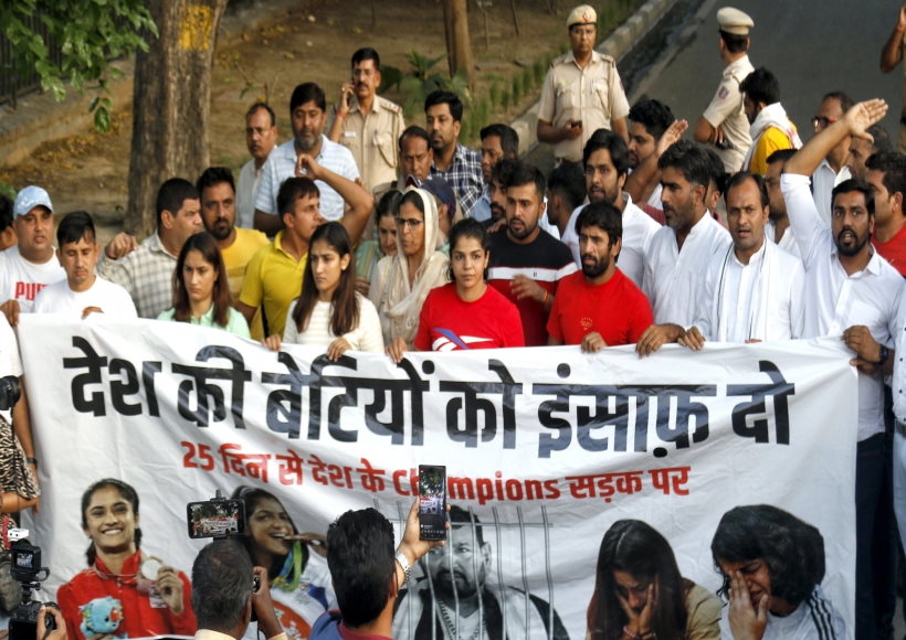 कुश्ती महासंघ प्रमुख बृजभूषण बोले : नार्को टेस्ट के लिए अगर विनेश, बजरंग हैं तैयार तो मैं भी राजी