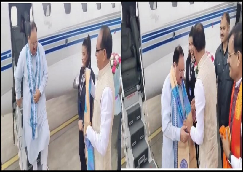 जेपी नड्डा मप्र के दौरे पर