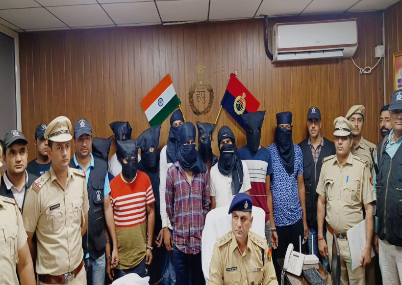 गुरुग्राम में लॉरेंस बिश्नोई-गोल्डी बराड़ गैंग के 10 शार्पशूटर गिरफ्तार