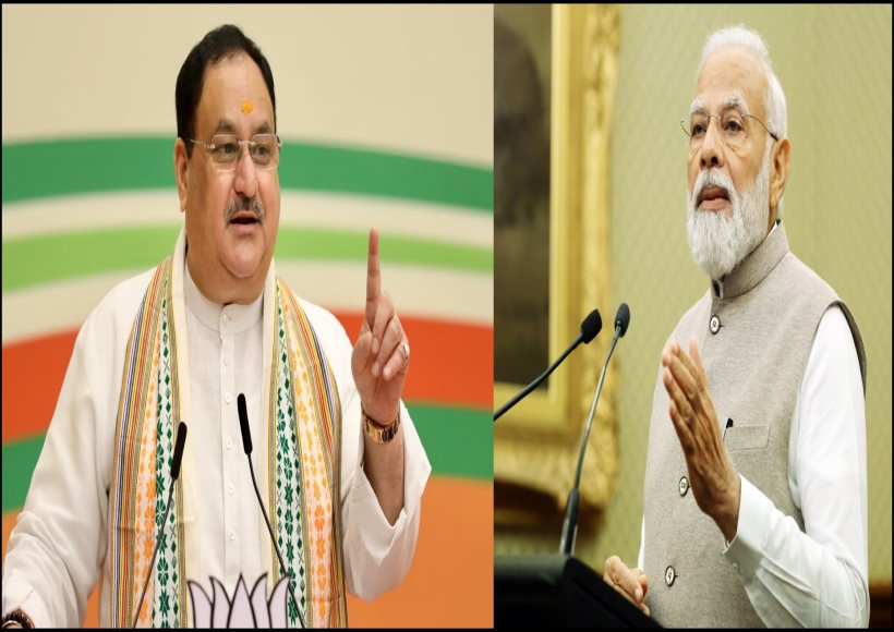 पीएम मोदी और नड्डा