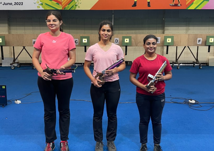 शूटिंग : सौरभ चौधरी, मनु भाकर ने 10 मीटर एयर पिस्टल ट्रायल जीता