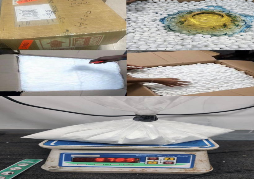 दिल्ली एयरपोर्ट पर थर्मोकोल बॉल्स में छिपाकर रखी गई 26.5 करोड़ रुपये की कोकीन जब्त