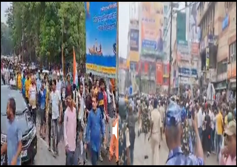 शिक्षक नियुक्ति नियमावली में स्थानीय अर्हता हटाए जाने का विरोध, पुलिस से हाथापाई