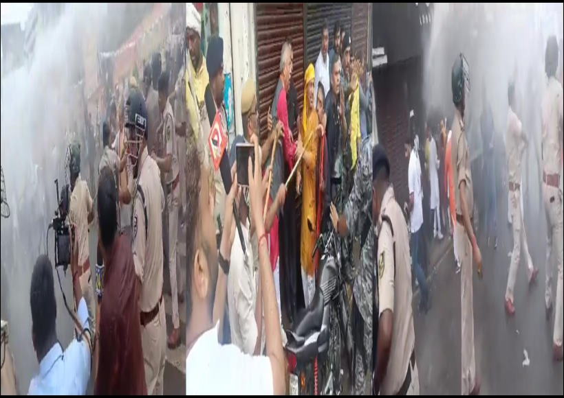 पटना : भाजपा के विधानसभा मार्च पर पुलिस का लाठी चार्ज, कई नेता घायल