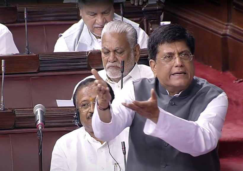 विपक्ष की सोच में है खोट, मणिपुर पर चर्चा से डरा हुआ है विपक्ष : पीयूष गोयल