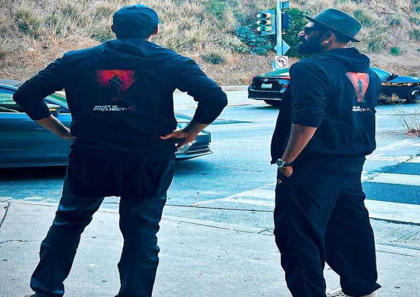 'प्रोजेक्ट के' के फर्स्ट ग्लिम्प्स प्रोग्राम में हिस्सा लेने अमेरिका पहुंचे प्रभास, राणा दग्गुबाती