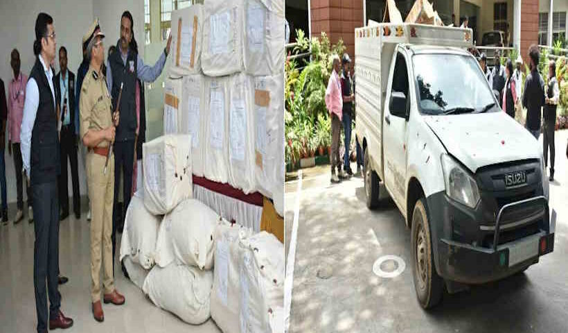 K’taka Police seize 1,500 kg ganja worth Rs 12 cr, arrest MBA graduate
