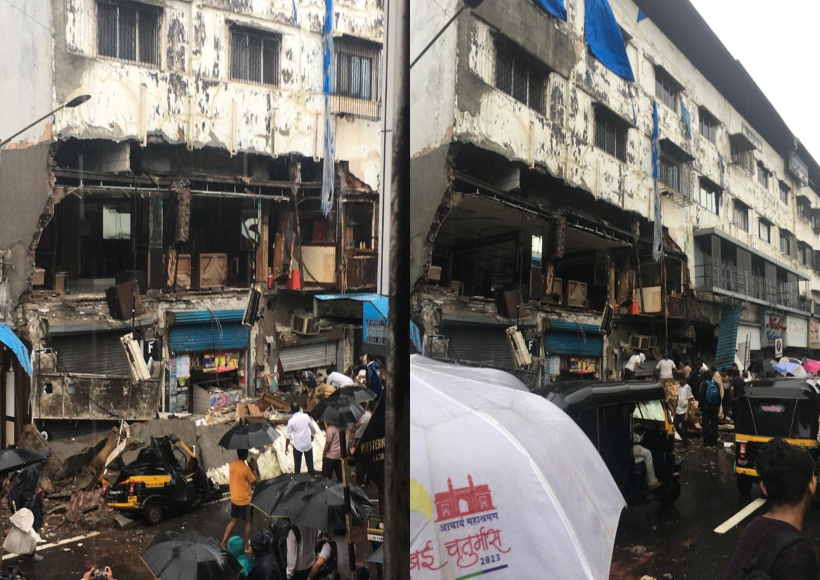 ठाणे में इमारत का हिस्सा गिरा, मलबे में कई के दबे होने की आशंका