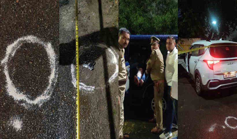 Encounter between miscreants of Bhandari Kranti gang and police,