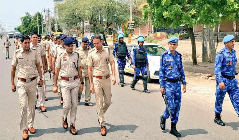 Haryana Police and Rapid Action Force