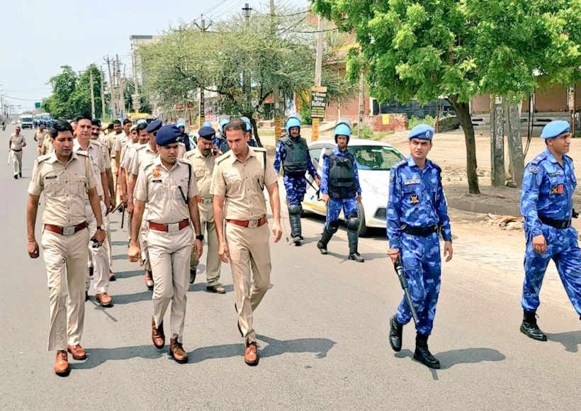 Haryana Police and Rapid Action Force