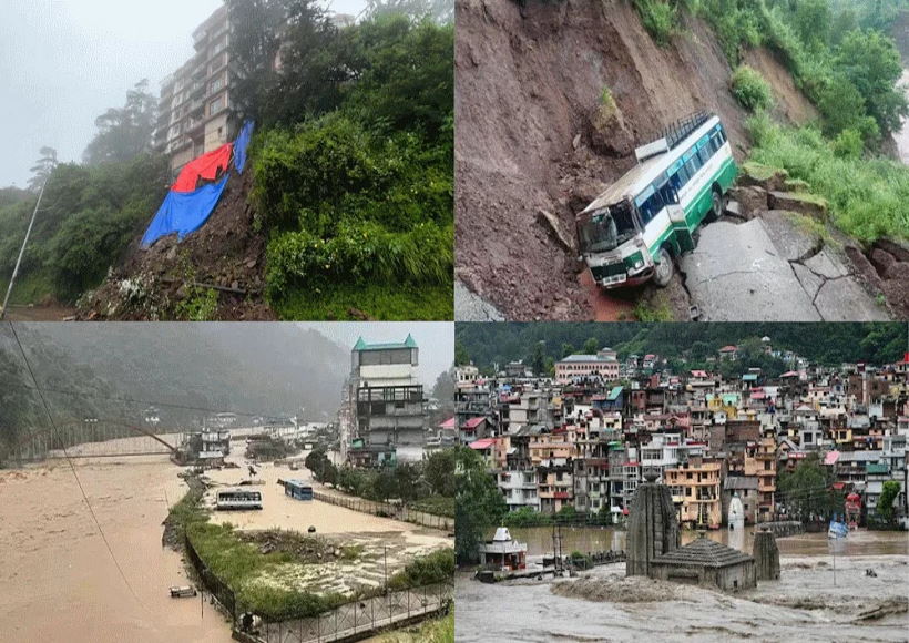 शिमला के रामपुर में बादल फटने मची से भारी तबाही