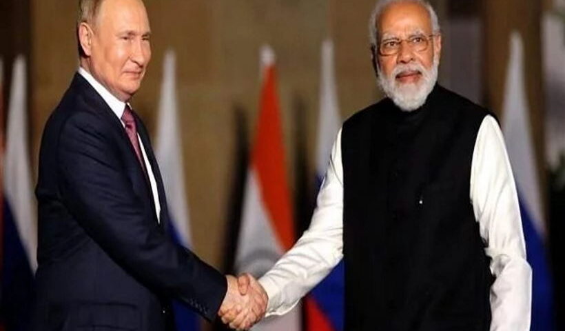 पीएम मोदी और रूस के राष्ट्रपति व्लादिमीर पुतिन
