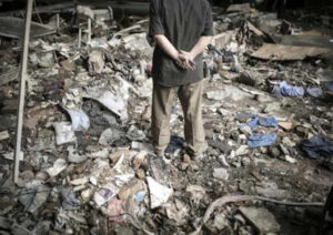 buildings collapse in Iran