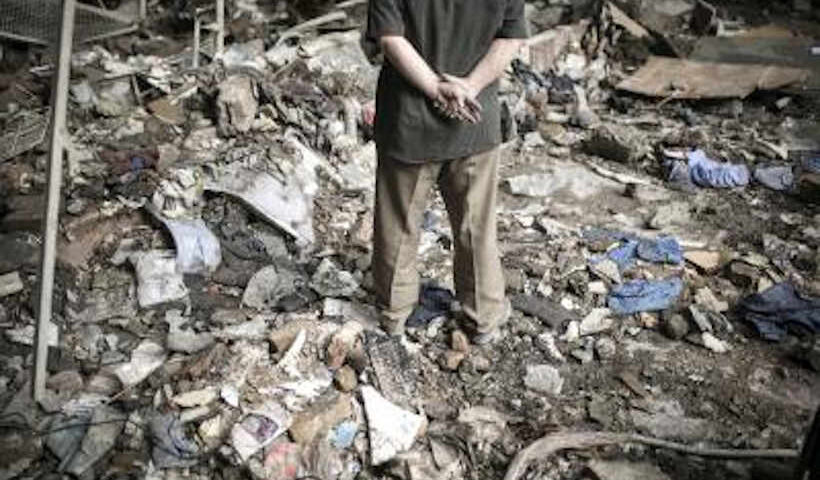 buildings collapse in Iran