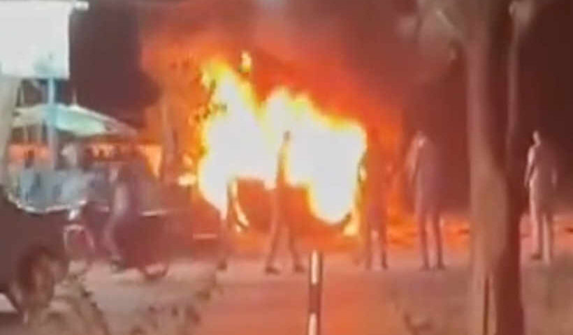 One killed as mob sets religious place afire in Gurugram