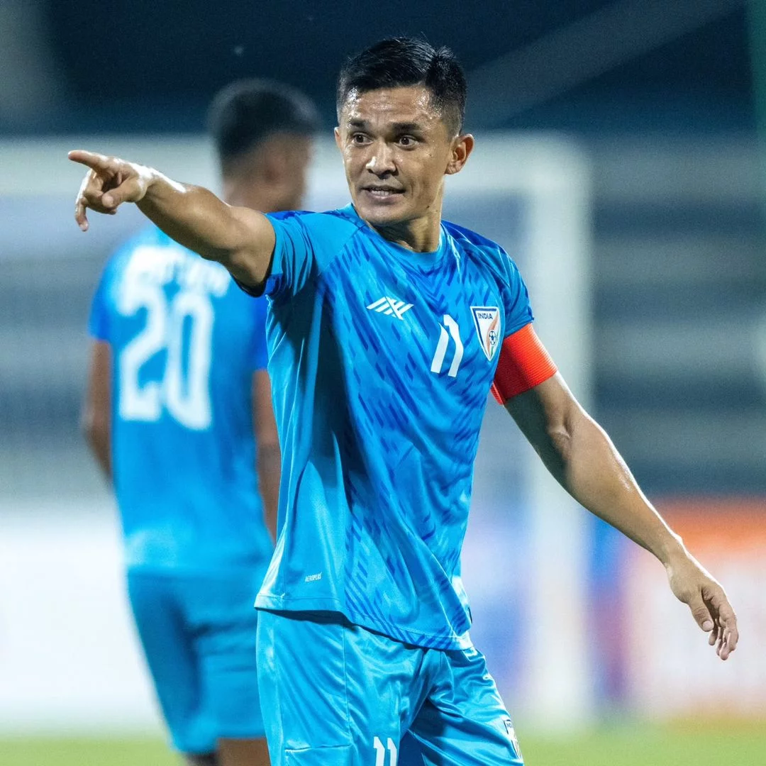 Sunil Chhetri (pic credit- Indian football instagram)