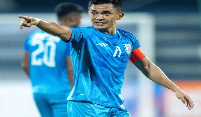 Sunil Chhetri (pic credit- Indian football instagram)