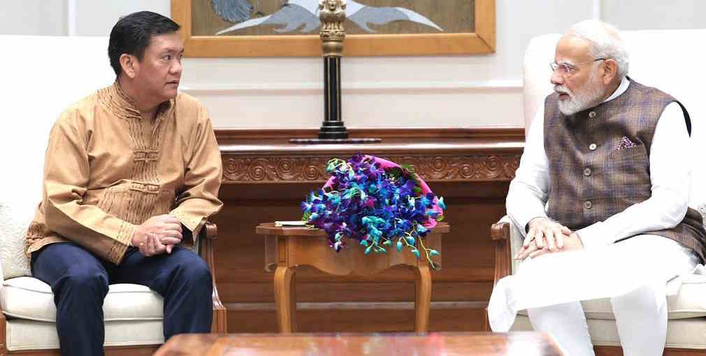 Pema Khandu and modi (pic credit pemakhandu instagram)