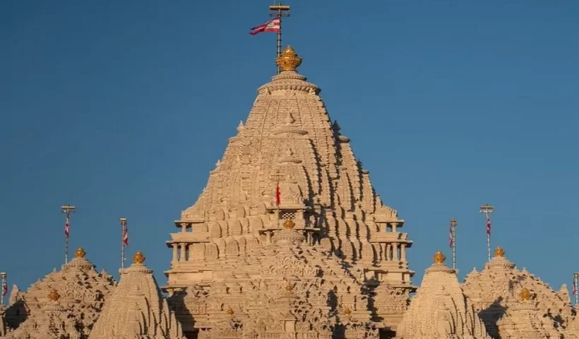 New Jersey's Akshardham Temple-pic credit -rightwingchora Twitter